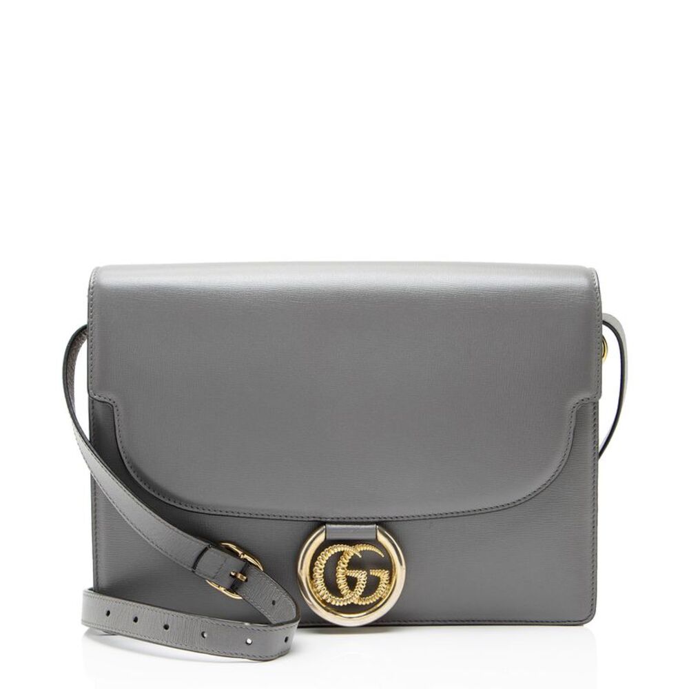 Gucci Leather Torchon GG Ring Medium Shoulder Bag